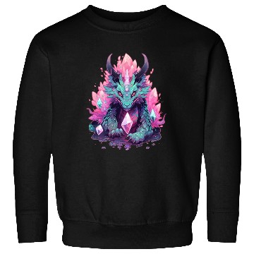 Discover Kawaii Crystal Dragon Sweatshirts