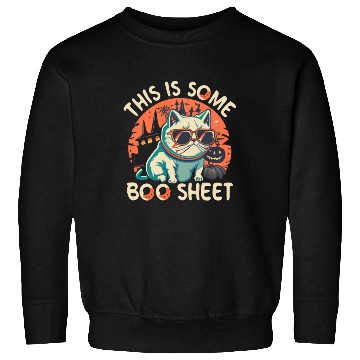 Discover This is Boo Sheet Halloween Ghost Sweatshirts