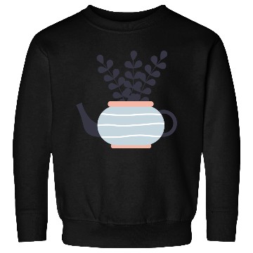 Discover Flower And Teapot Pot Plants Sweatshirts