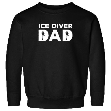 Discover Funny Ice Diving Dad Diver Men Sweatshirts