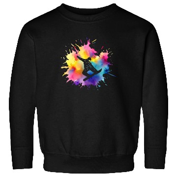 Discover Snowboarder Cool Freestyle Snowboarding Sweatshirts