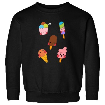 Discover Cute Sweet Ice Cream Sticker Pack Sweatshirts