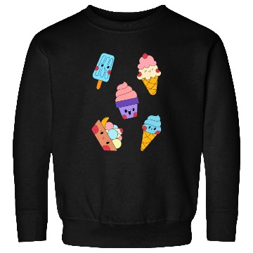 Discover Cute Sweet Ice Cream Sticker Pack Sweatshirts