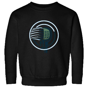 Discover Radio microphone ringed planet Sweatshirts