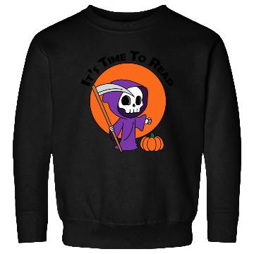 Discover It's Time To Reap Halloween Spooky Grim Reaper Sweatshirts