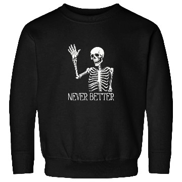 Discover Funny Halloween Skull Sweatshirts | Sarcastic Dead Inside
