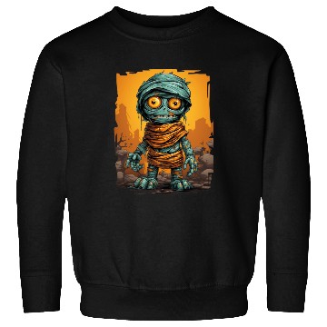 Discover Halloween Spooky Cartoon Mummy Sweatshirts