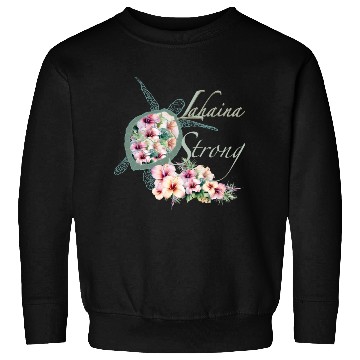 Discover Lahaina Strong: Hibiscus and Sea Turtle Sweatshirts