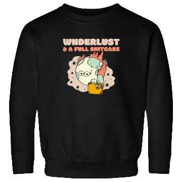 Discover Wanderlust a full suitcase Sweatshirts