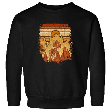 Discover Forest trees nature lover gift retro nature Sweatshirts