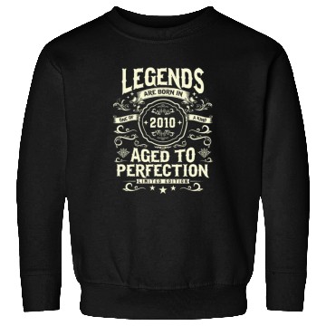 Discover Retro 2010 Birthday Gift Sweatshirts