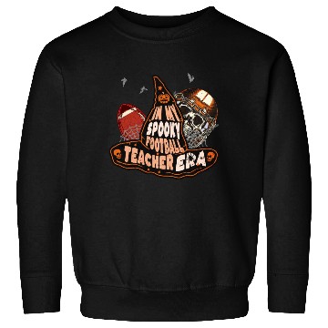 Discover In My Spooky Football Teacher Era Witch Sweatshirts