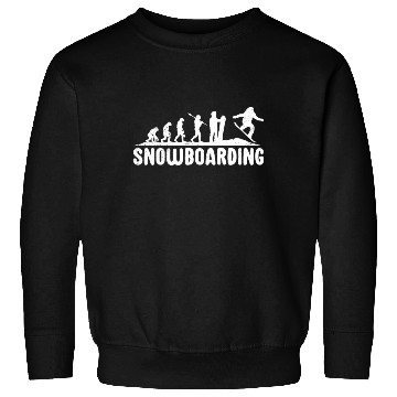 Discover Evolution Snowboarding Snowboarder Sweatshirts