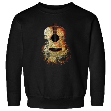 Discover ACOUSTIC GUITAR DISTRESSED RETRO Sweatshirts