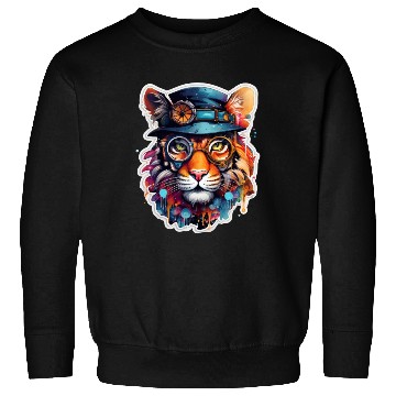 Discover Steampunk Tiger Sweatshirts