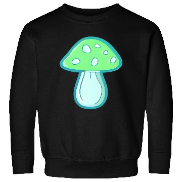 Discover Mushroom CV2 Light Green and Blue Sweatshirts