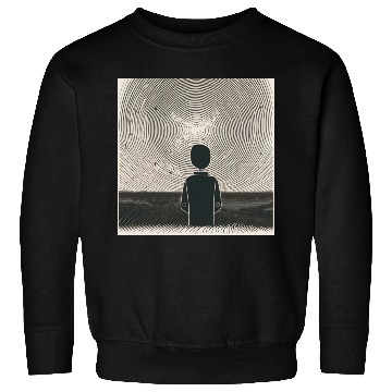 Discover Silence's Essence: Abstract Serenity Sweatshirts