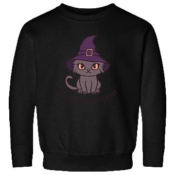 Discover Wicked Cat Witch Funny Halloween Witch Sweatshirts