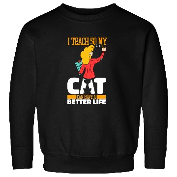 Discover Daycare Teacher Cat Sweatshirts
