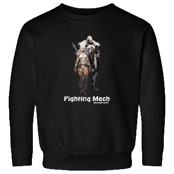 Discover Fighting Mech (Silver Unit) Sweatshirts