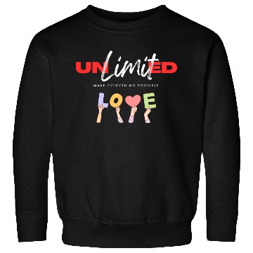 Discover White Red Simple Typography Sweatshirts 4