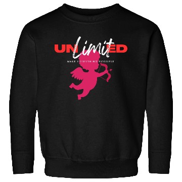 Discover White Red Simple Typography Sweatshirts 3