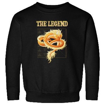 Discover Black And Orange Retro The Legend Sweatshirts