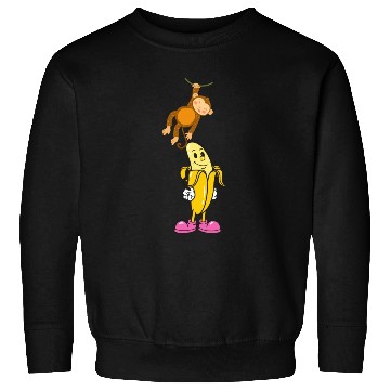 Discover Banana and Monkey Sweatshirts