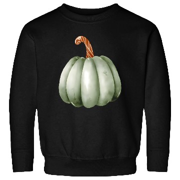Discover Green Pumpkin Watercolor Sweatshirts
