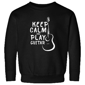 Discover Keep Calm and Play Guitar Music Lovers Sweatshirts