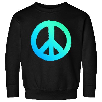 Discover Gradient Peace Symbol Men Peace Sign Sweatshirts
