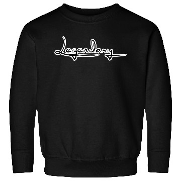 Discover Legendary Black Typography Sweatshirts