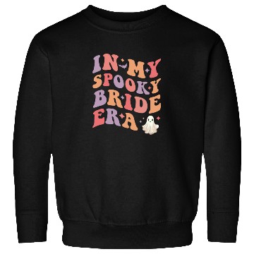 Discover In My Spooky Bride Era Halloween Wedding Bride Sweatshirts