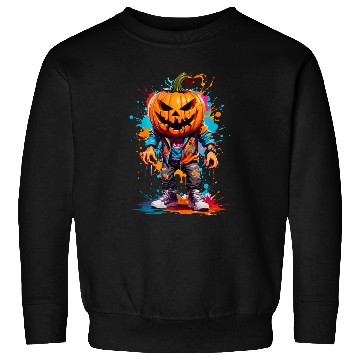Discover Scary Pumpkin Punk Sweatshirts