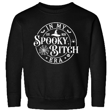 Discover Spooky Witch Design Ready for Halloween Night Sweatshirts