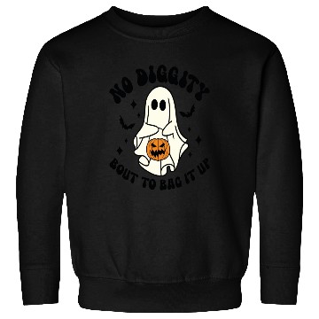 Discover Halloween Ghost No Diggity Costume Boys Girls Kids Sweatshirts