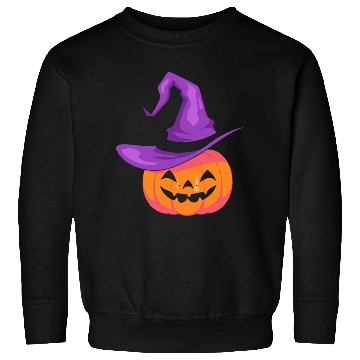 Discover Pumpkin with hat Sweatshirts - Happy Halloween Day