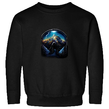 Discover Skiing Ski Googles Mountains Alps Skier Sweatshirts