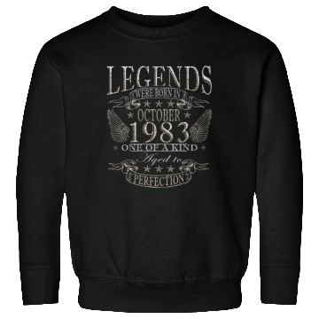 Discover october 1983 Anniversary october 1983 october Sweatshirts