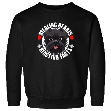 Discover Affenpinscher Comedy Stealing Hearts Blasting Sweatshirts