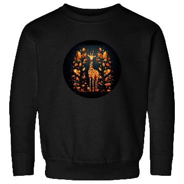 Discover Giraffe in Autum Design Sweatshirts