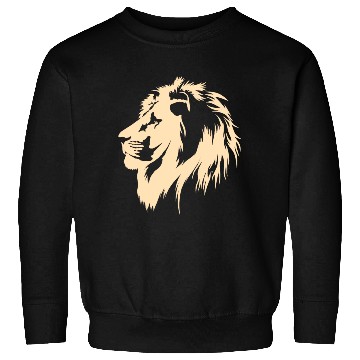 Discover Lion Portrait (sand) Sweatshirts