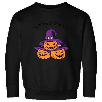 Discover Hocus Spook-us: Witch Pocus Pumpkins Light Sweatshirts
