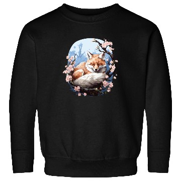 Discover Sleeping Fox Sleepyhead Napping Sleep Fox Lover Sweatshirts