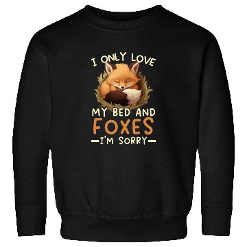 Discover Sleeping Fox Sleepyhead Napping Sleep Fox Lover Sweatshirts