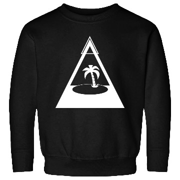 Discover Palm Tree With Triangles Sweatshirts