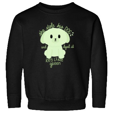 Discover Key Lime Green Dog Sweatshirts