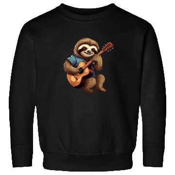 Discover Sloth Guitar Player Sweatshirts