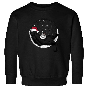 Discover Paws and Hot Chocolate (Ink) Sweatshirts