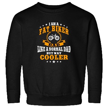 Discover Funny Fat Biker Dad Outfit Men Sweatshirts